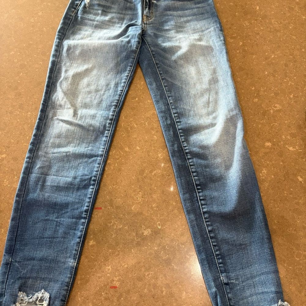 KanCan Distressed Blue Skinny Jeans